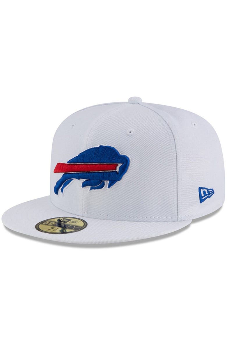 New Era Men's New Era White Buffalo Bills Omaha 59FIFTY Fitted Hat, Alternate, color, White