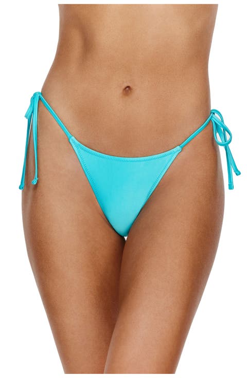 Satin Touch Side Tie Bikini Bottom