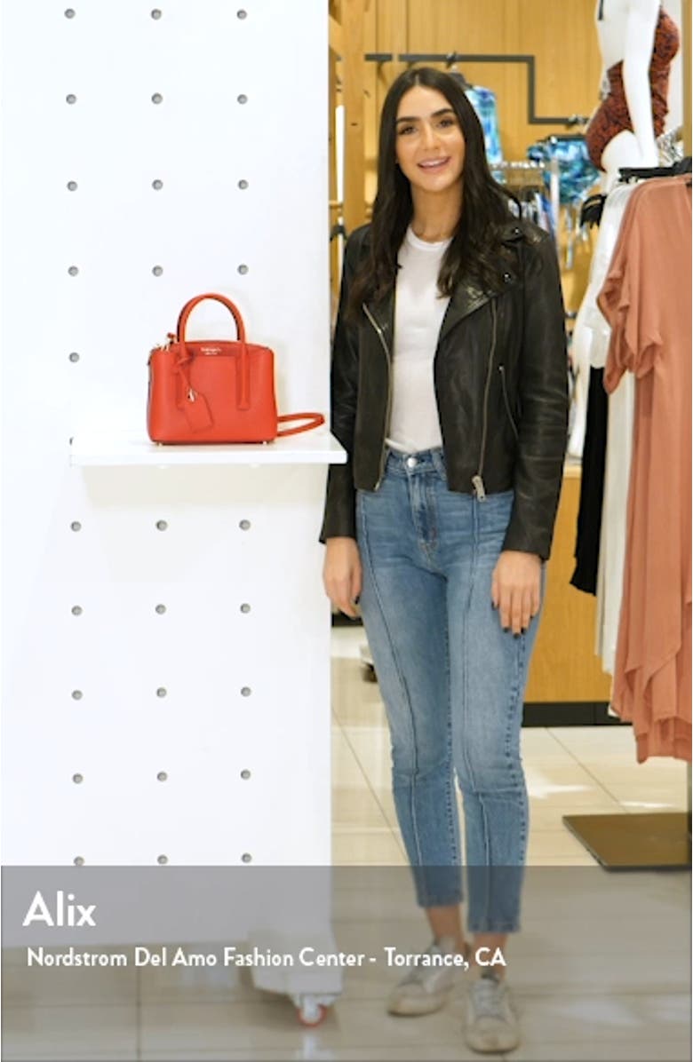 mini margaux leather satchel, sales video thumbnail