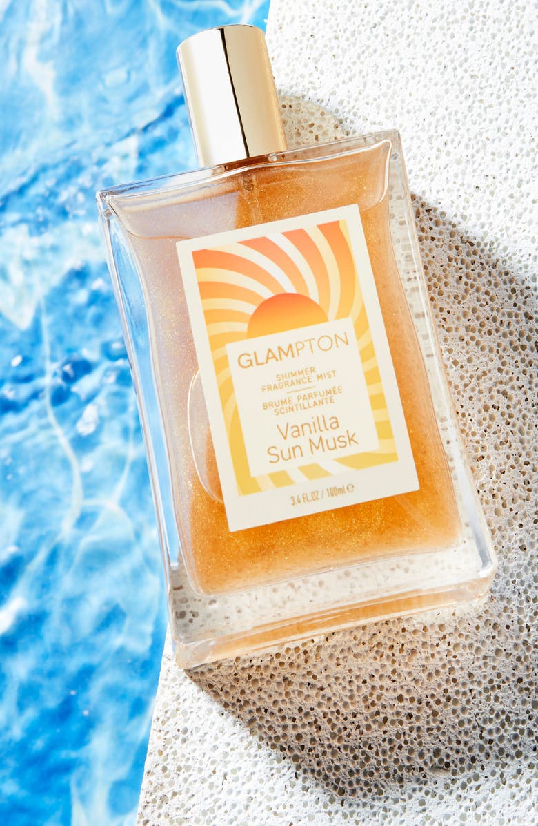 GLAMPTON Vanilla Sun Musk Shimmer Fragrance Mist, Alternate, color, 