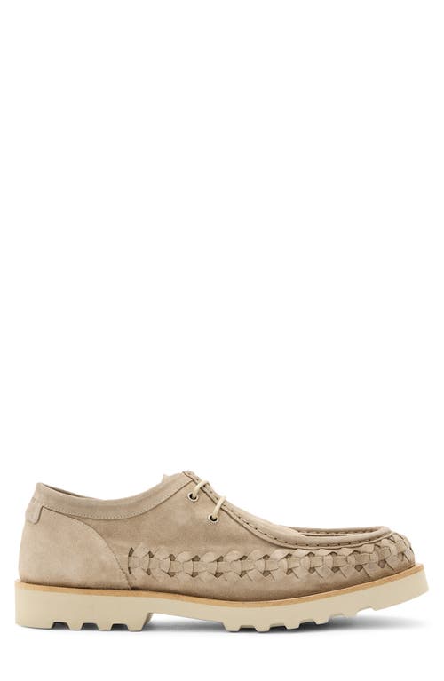 Allsaints Skiff Woven Suede Derby Shoes