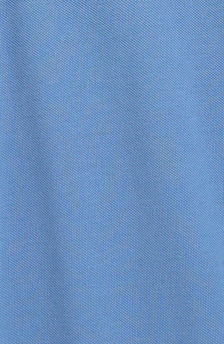 Moncler Kids' Tipped Cotton Piqué Polo, Alternate, color, Light Blue