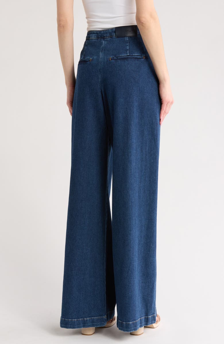 7 For All Mankind Marina Wide Leg Denim Trousers, Alternate, color,