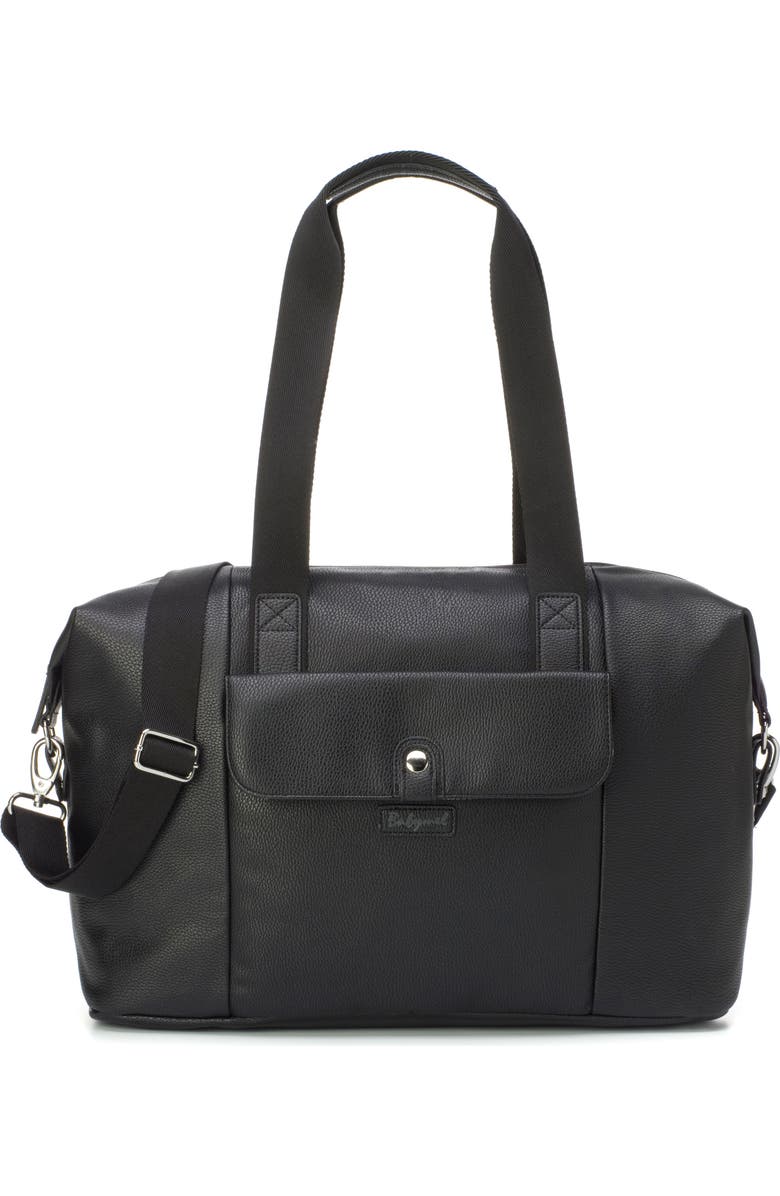Babymel Stef Faux Leather Diaper Bag, Main, color,
