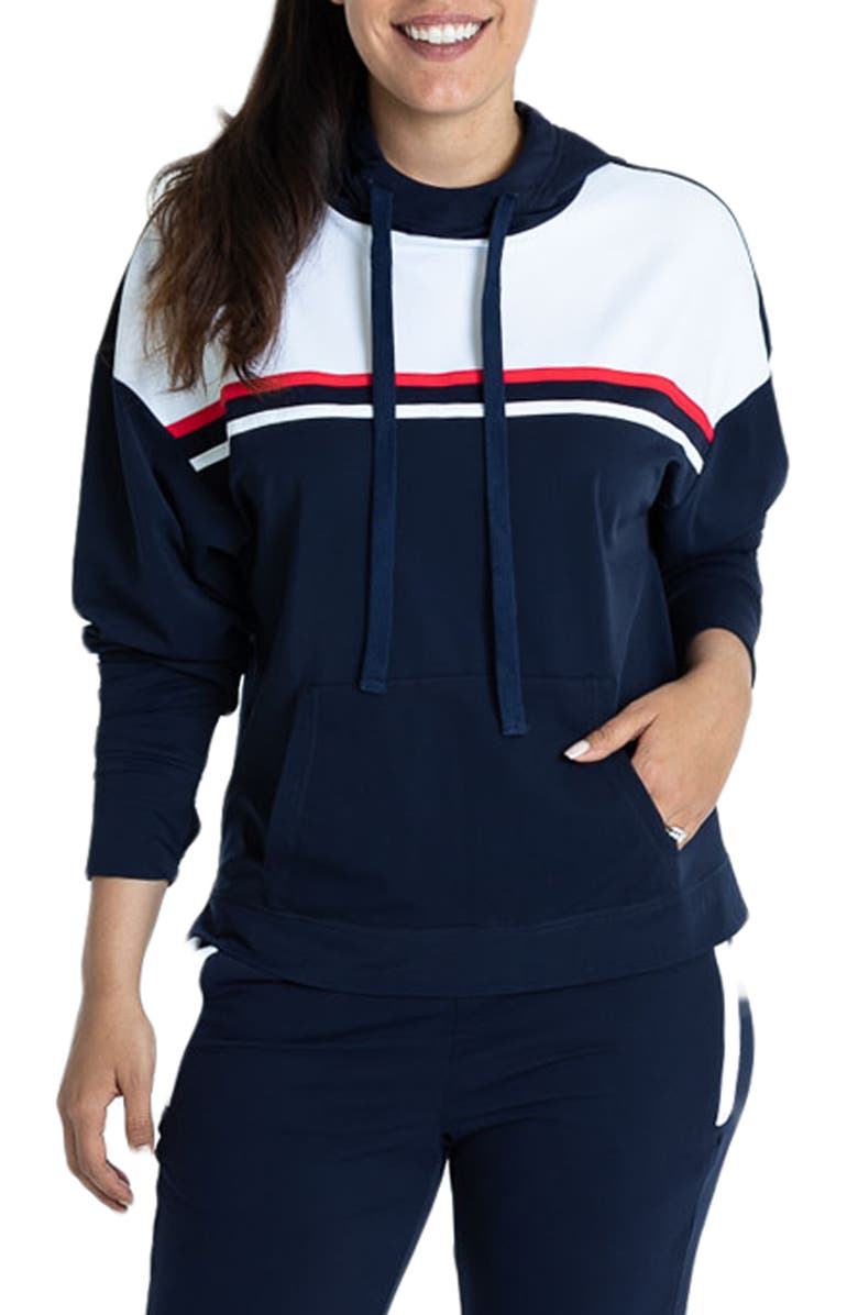 KINONA Apres 18 Sporty Stripe Hoodie, Main, color, 
