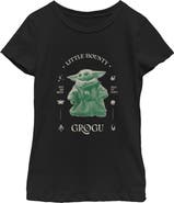 Star Wars: The Mandalorian and Grogu Girl's Star Wars The Mandalorian and Grogu Little Bounty Small But Mighty  Graphic T-Shirt