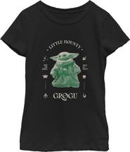 Star Wars: The Mandalorian and Grogu Girl's Star Wars The Mandalorian and Grogu Little Bounty Small But Mighty  Graphic T-Shirt
