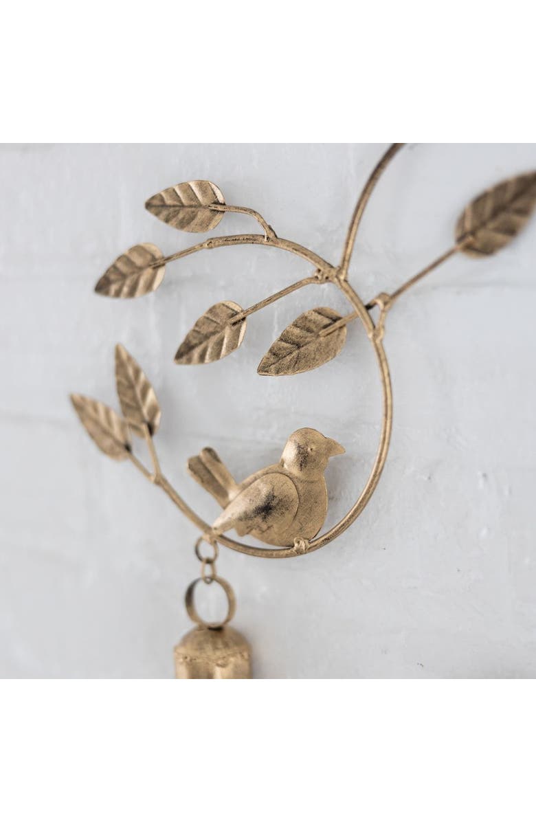 Ten Thousand Villages Pyar Bird Iron Wind Chime, Alternate, color, Multi Color