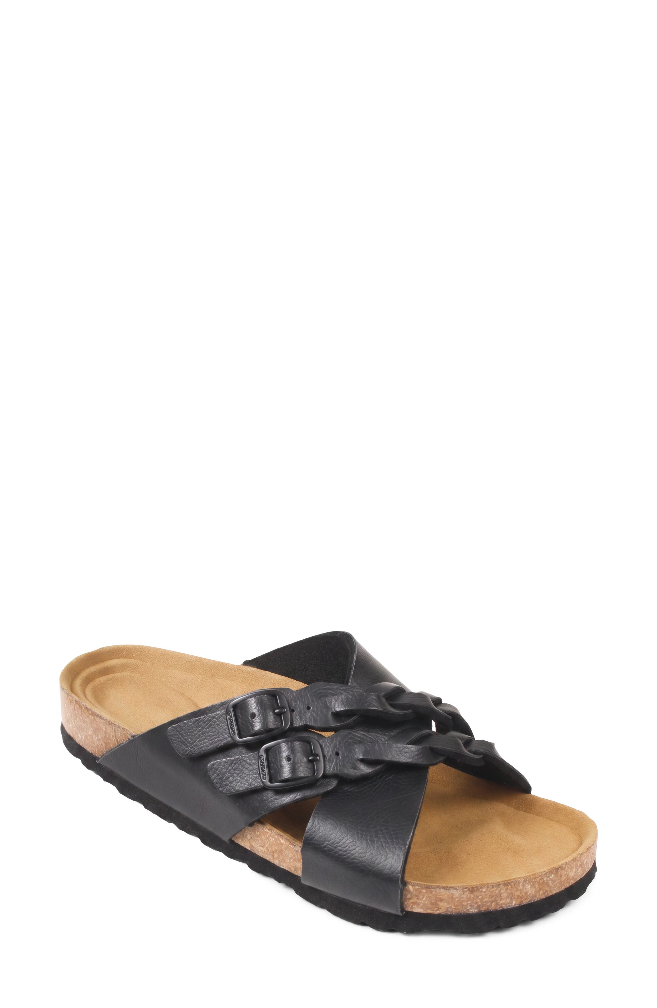 Suri Slide Sandal, Main, color, BLACK
