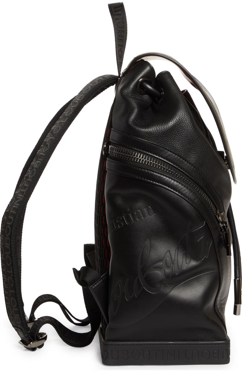 Christian Louboutin Small ExploraFunk Empire Leather Backpack, Alternate, color,