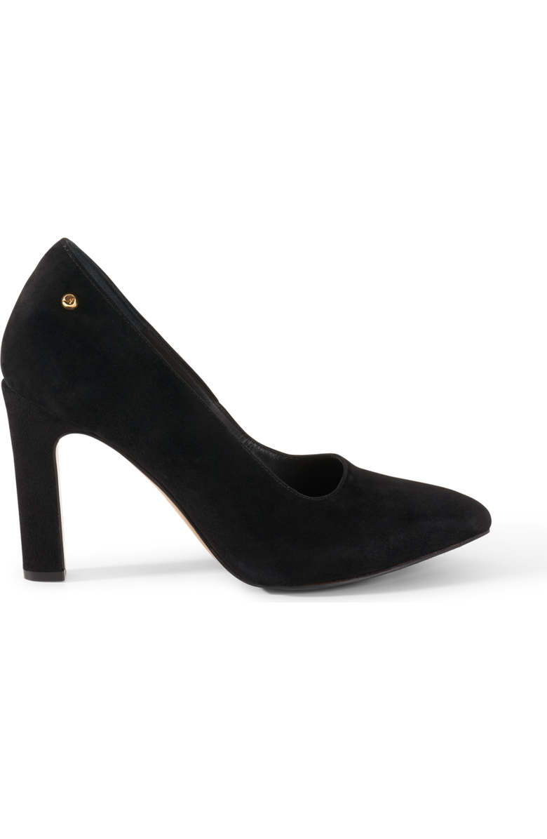 Stinaa.J Jackie Orthopedic Suede Pumps, Main, color, Black Suede