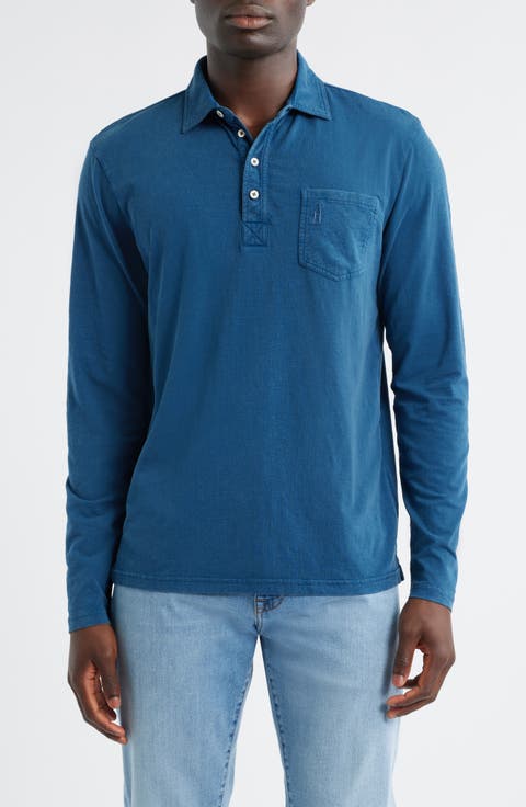 Coastal Wash Long Sleeve Pocket Polo