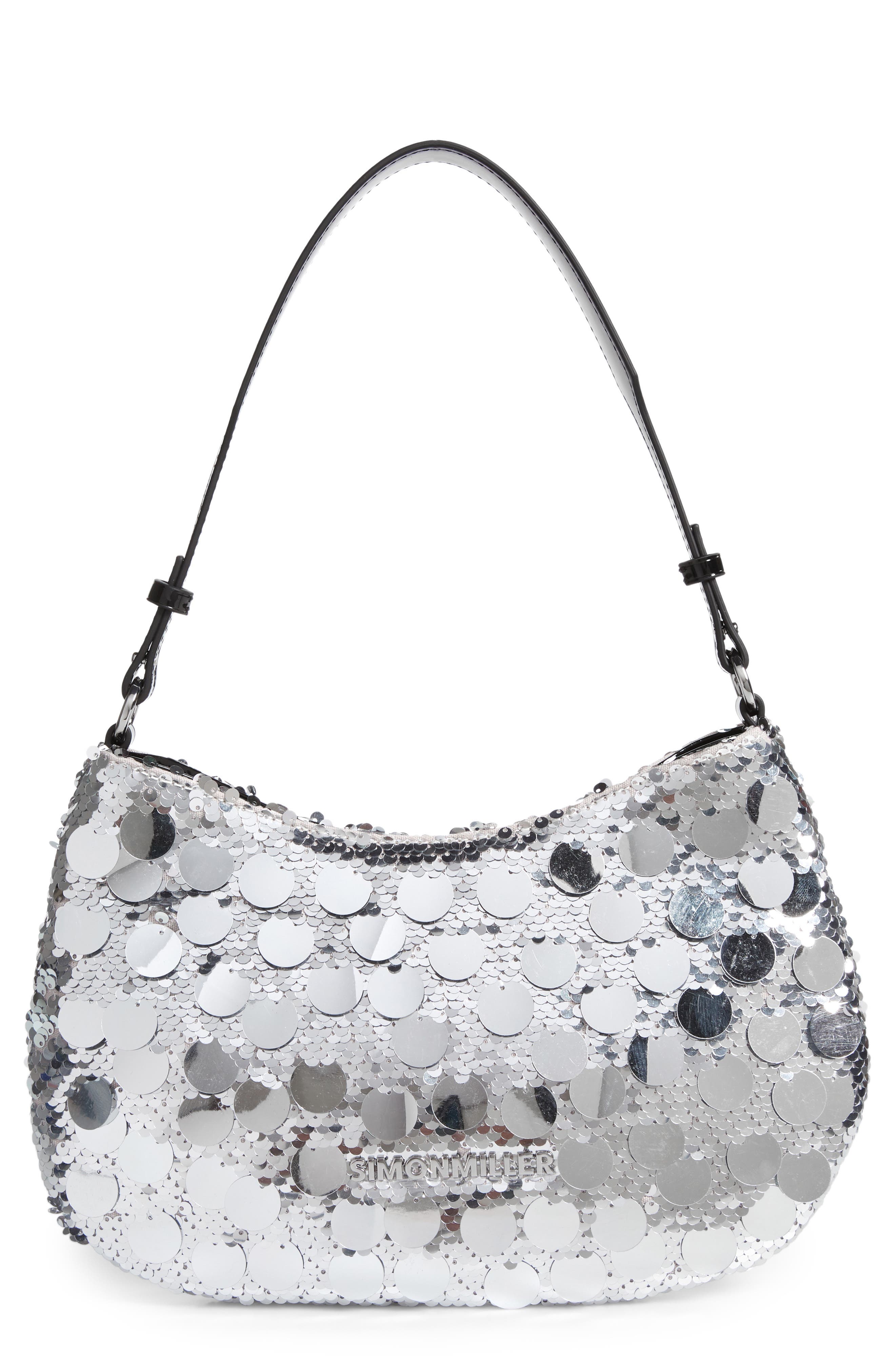 Simon Miller Sasi Sequin Shoulder Bag, Main, color, 