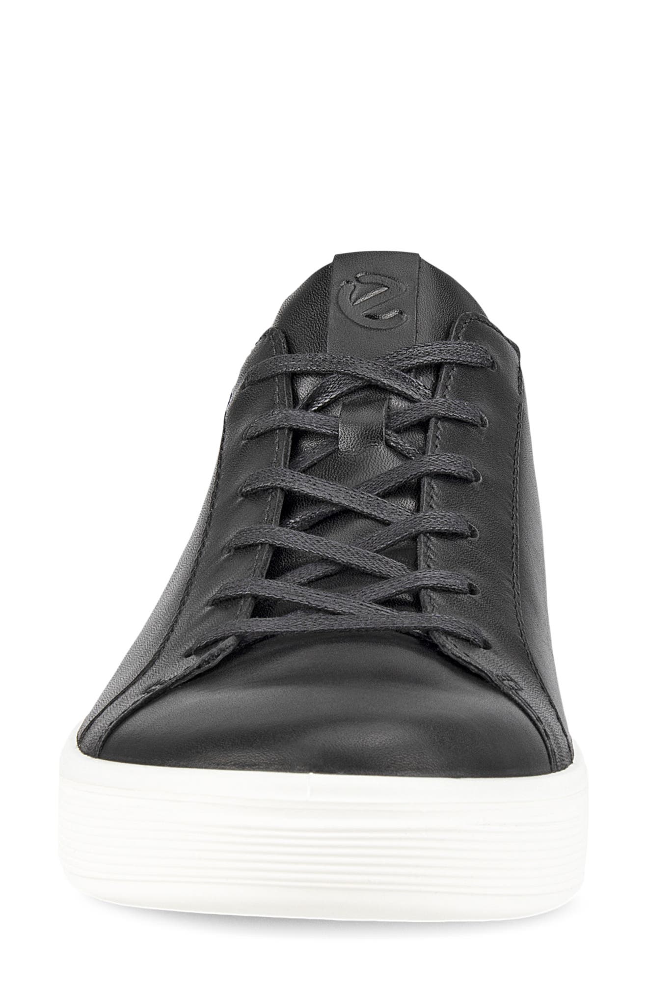 ECCO Street Tray Sneaker, Alternate, color, Black