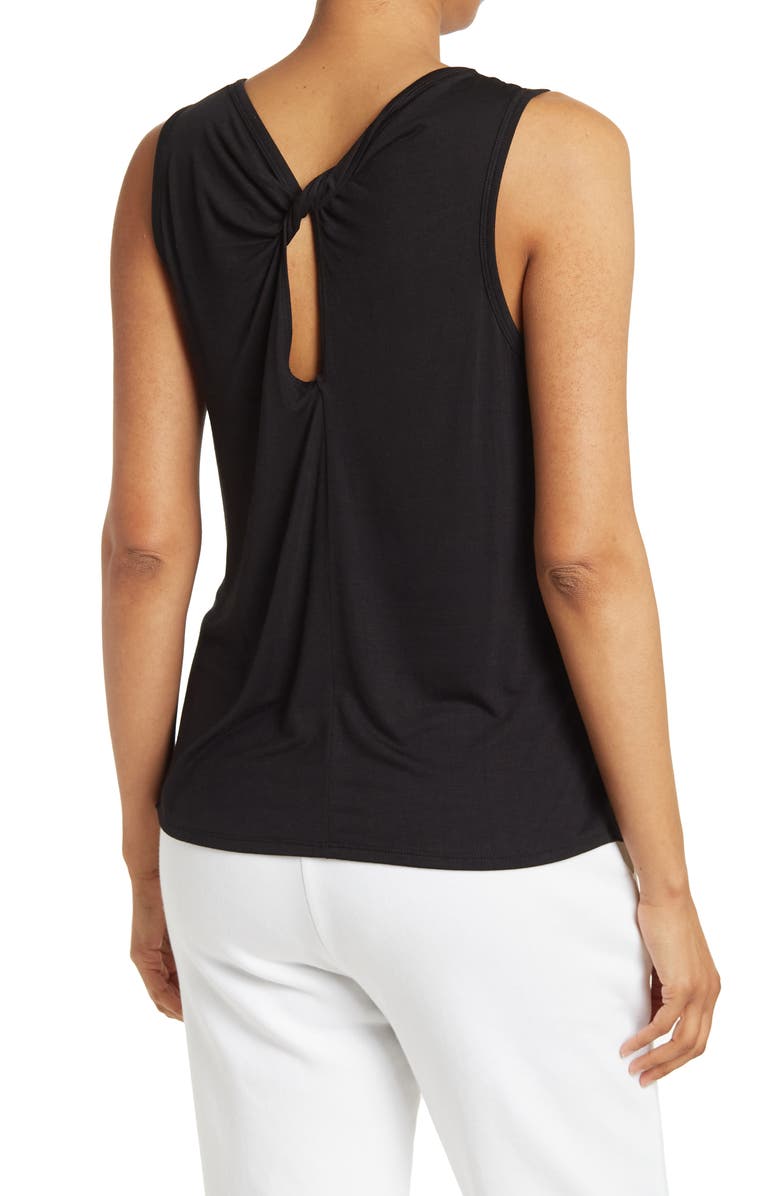 Heather by Bordeaux H By Bordeaux Twist and Hole Back Tank, Alternate, color, 