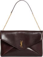 Saint Laurent XXL Cassandre Leather Envelope Shoulder Bag