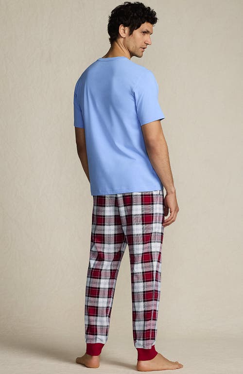 Lands' End Knit Jersey Pajama Sleep Set In Multi