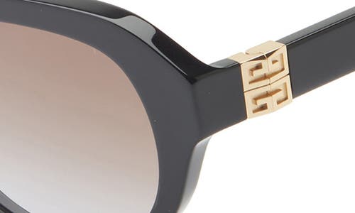 Givenchy 4g Gradient Round Sunglasses In Blue