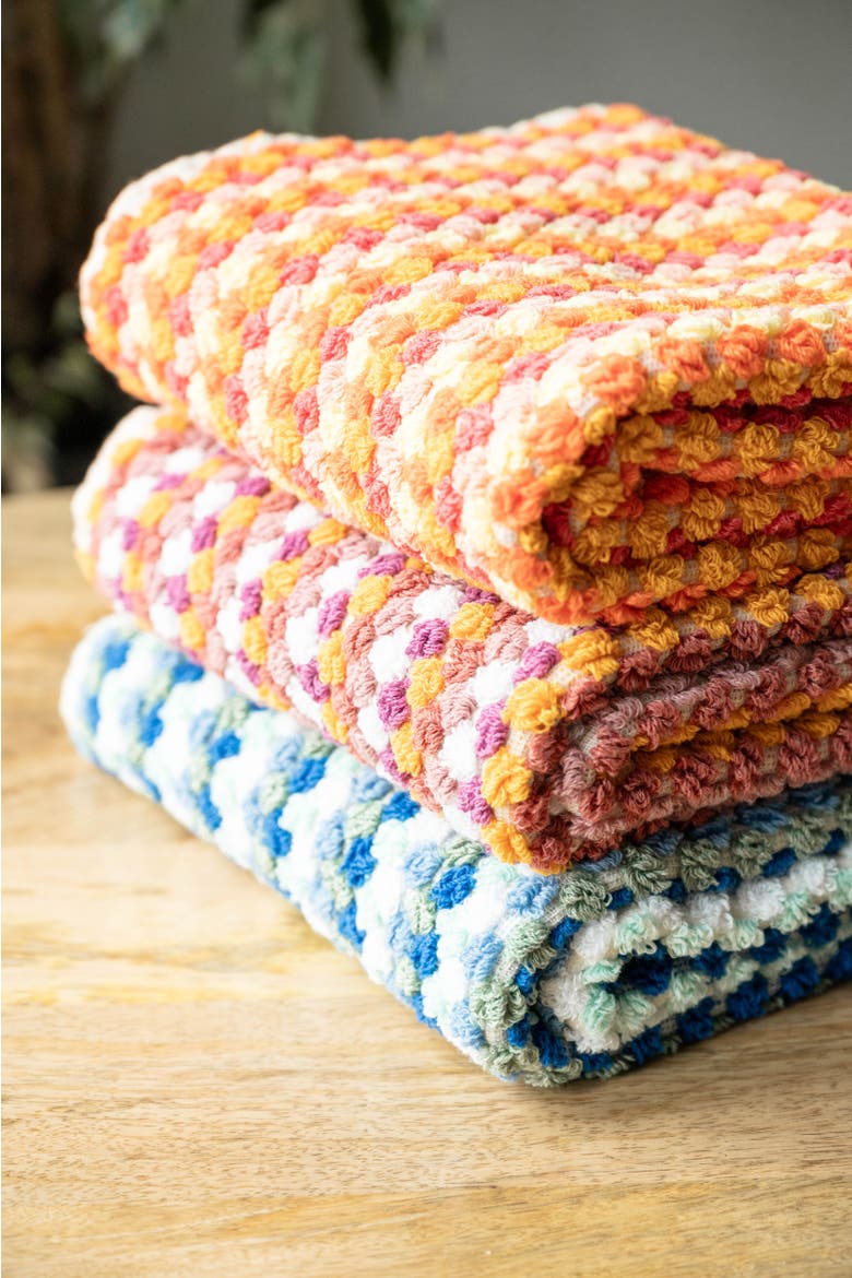 Marseille Cotton Hand Towel, Alternate, color, Blue