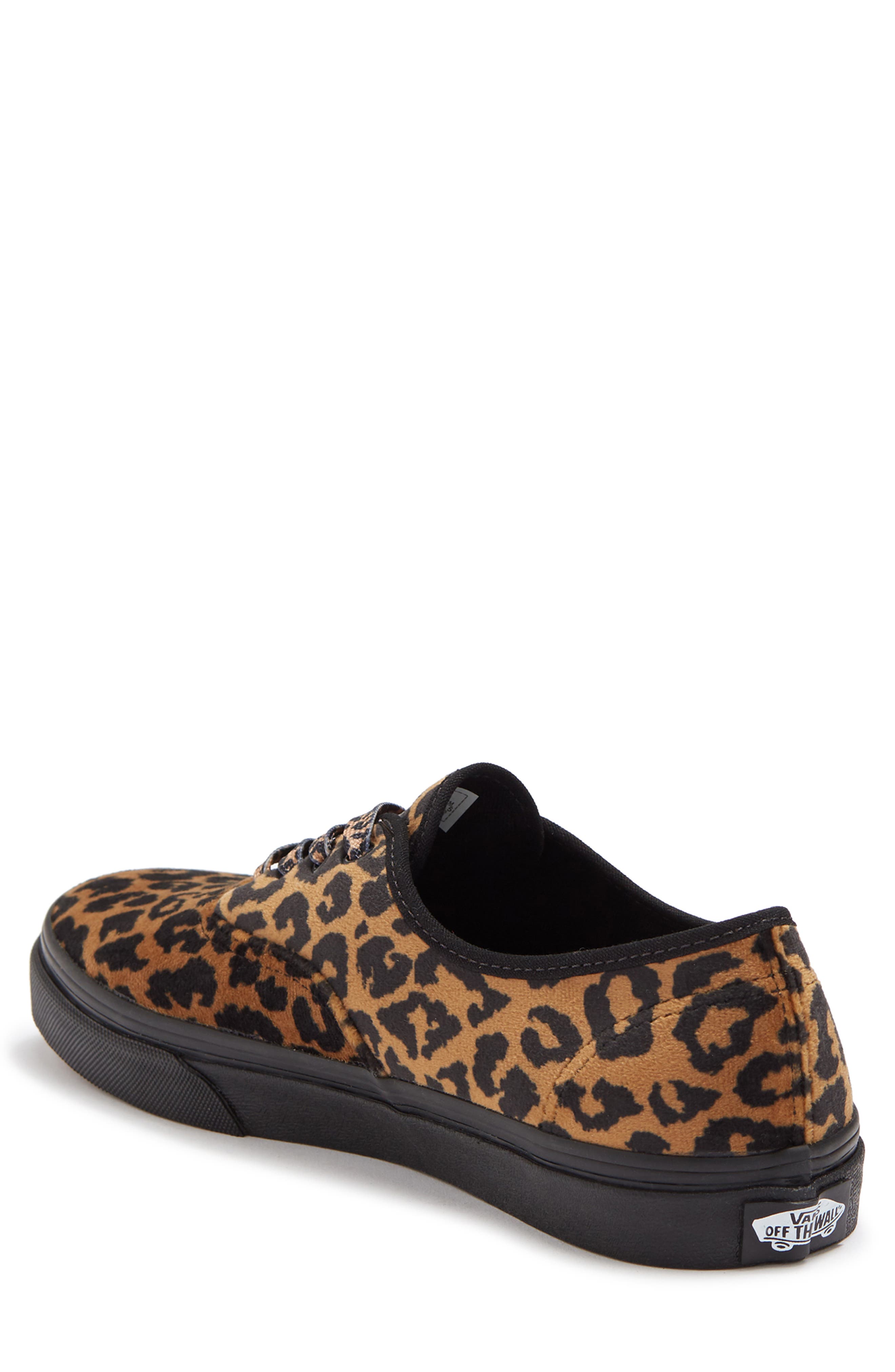 Vans Authentic Leopard Print Sneaker, Alternate, color, 
