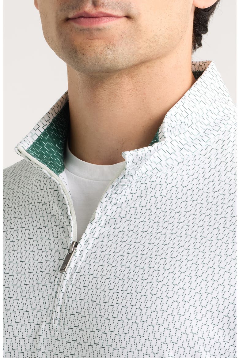 Game Day XC+™ Goal Post Print Quarter Zip Pullover, Alternate, color, GREEN