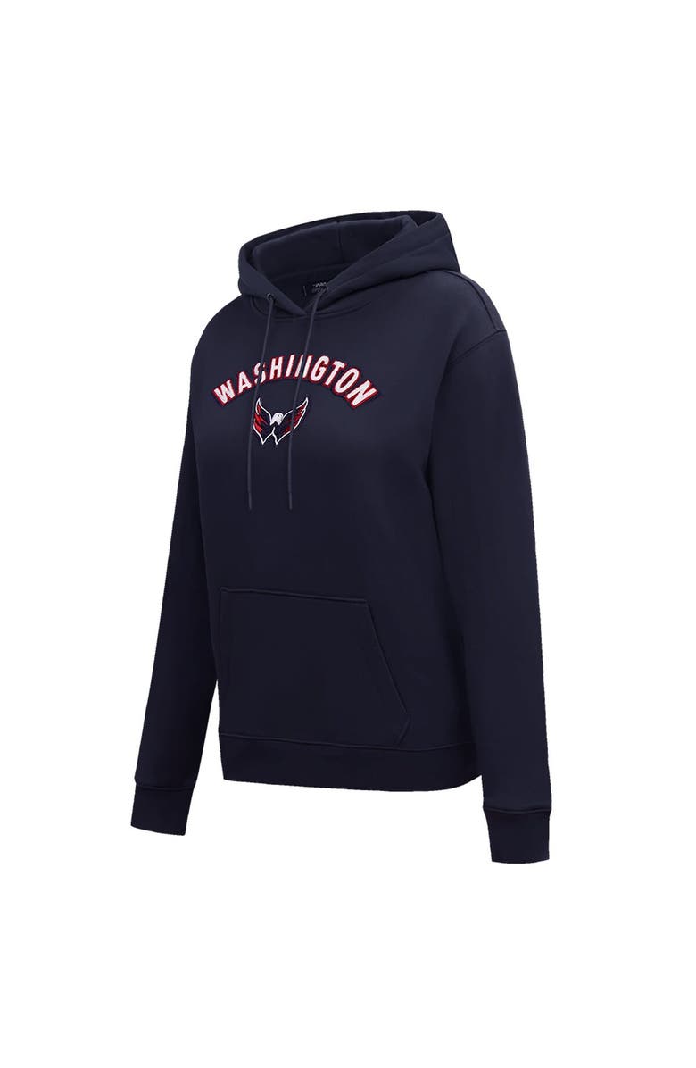 PRO STANDARD Women's Pro Standard Navy Washington Capitals Classic Chenille Pullover Hoodie, Alternate, color, Navy