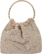 BERNESS Rhinestone Ring Handle Bag