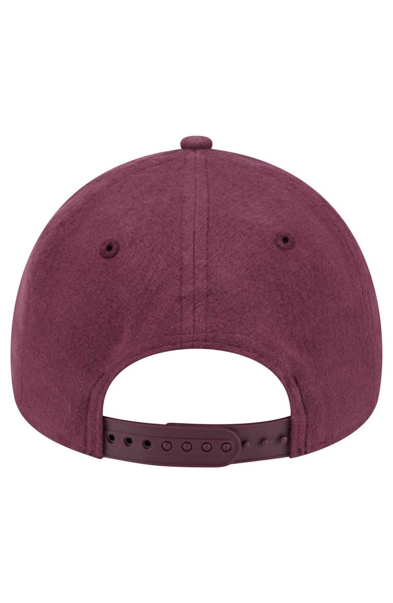 New Era Men's New Era Maroon Philadelphia Phillies  Moleskin A-Frame 9FORTY Adjustable Hat, Alternate, color, 