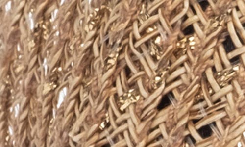 Eugenia Kim Rosanna Metallic Woven Headband In Brown