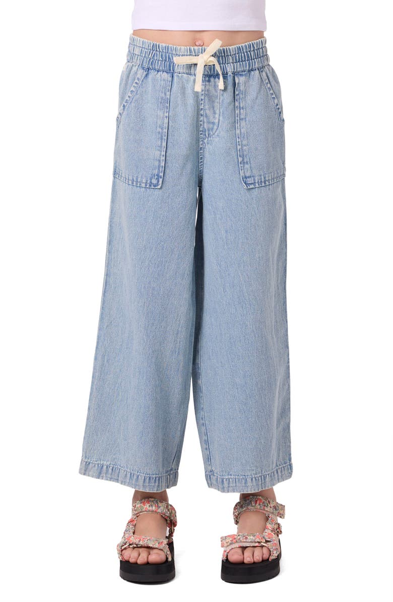 O'Neill Kids' Kaylas Drawstring Denim Pants, Main, color, Drifter