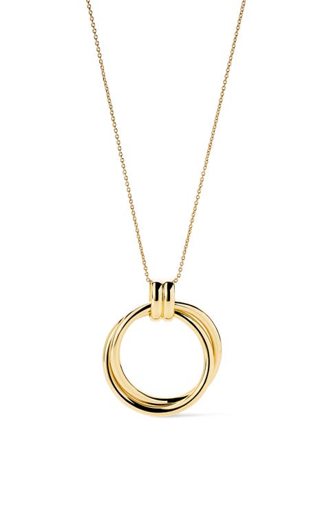 Gold Pendant Necklace - Penny