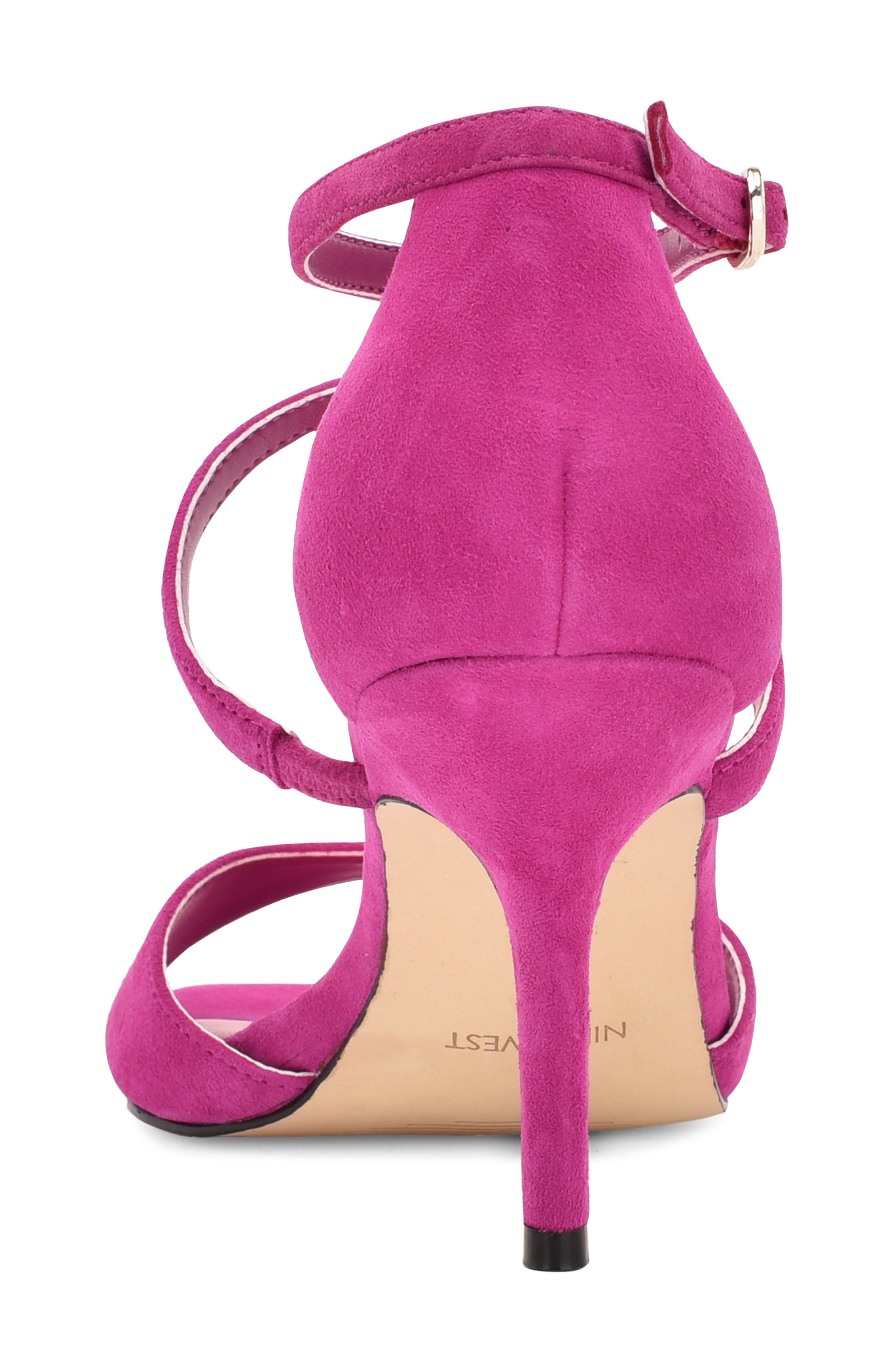 Sighs Sandal, Alternate, color, MEDIUM PINK SUEDE