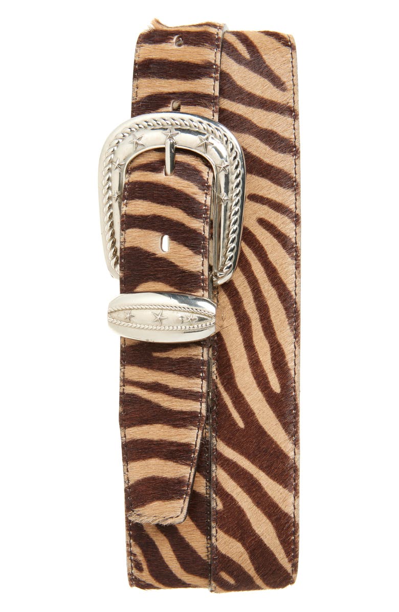 TAKAHIROMIYASHITA TheSoloist. Multiplex Genuine Calf Hair Belt, Alternate, color, 