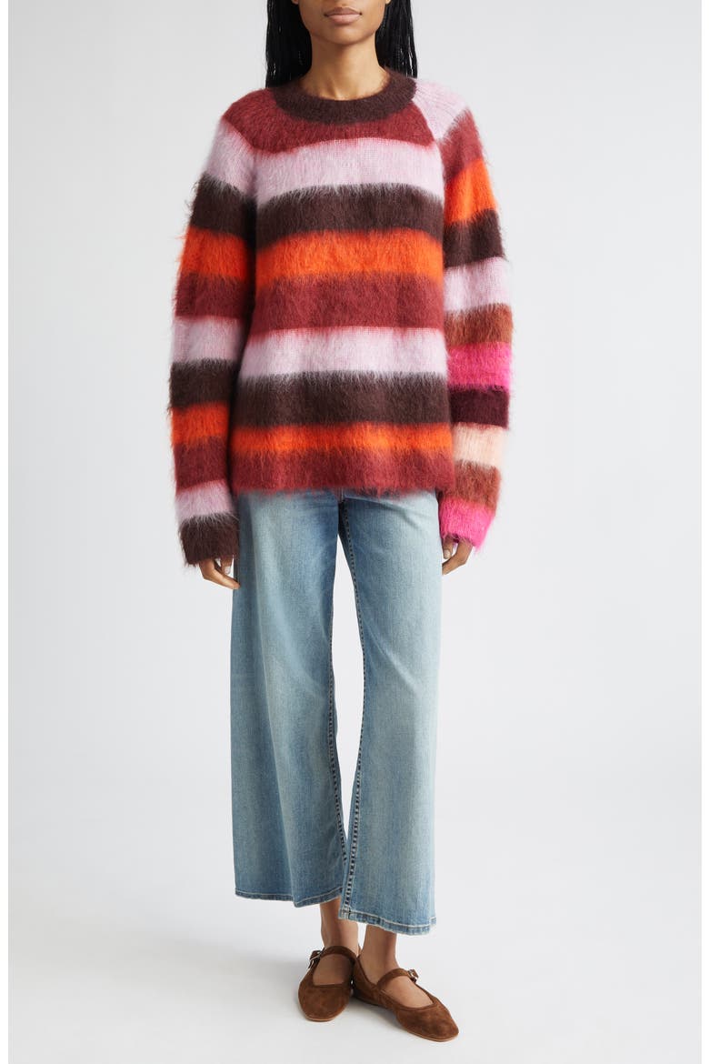 Oda Colorblock One of a Kind Crewneck Sweater Vest, Alternate, color, TONAL WHITE