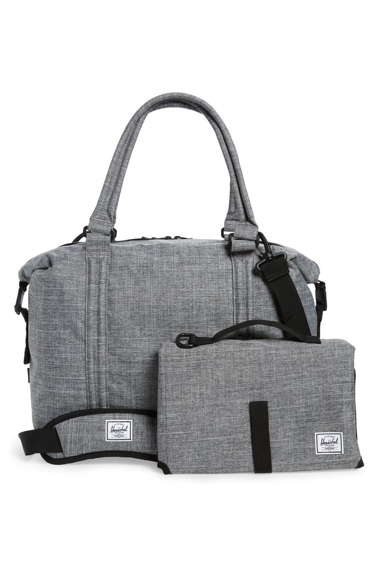 Strand Sprout Diaper Bag, Alternate, color, RAVEN CROSSHATCH