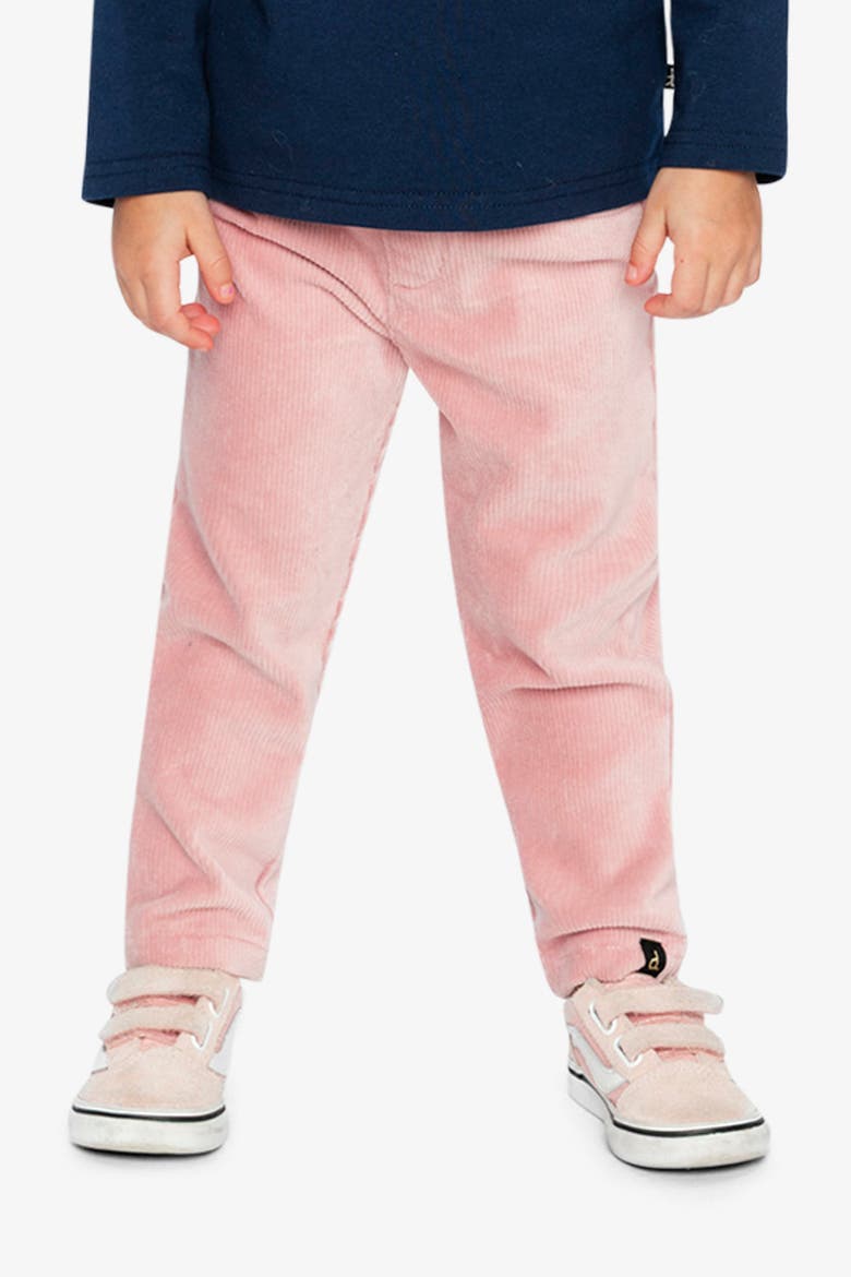 Stretch Velour Faux Pocket Elastic Waist Treggings, Alternate, color, Pale Dusty Pink