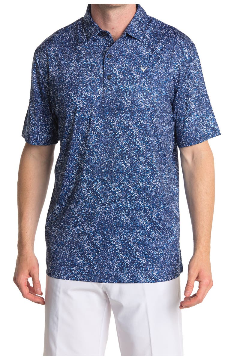 Callaway Golf<sup>®</sup> Road Map Texture Performance Polo, Main, color,