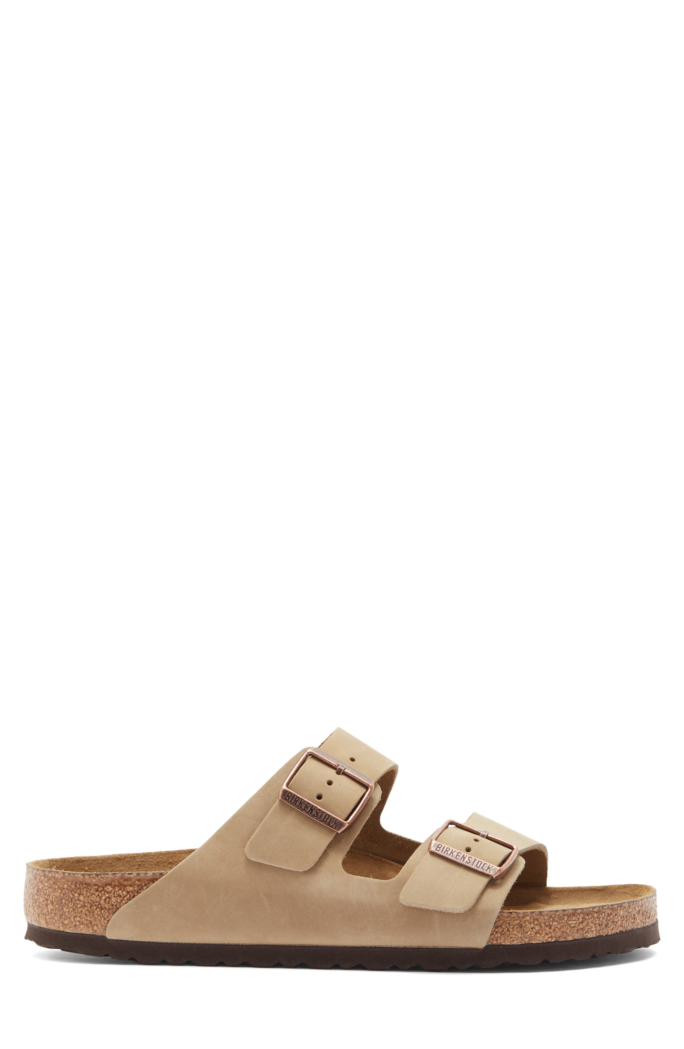 Arizona Soft Slide Sandal, Alternate, color, TABACCO BROWN