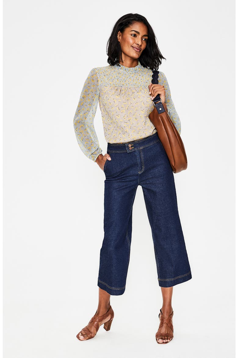 Janie Floral Top, Alternate, color, IVORY/ DAISY FIELD