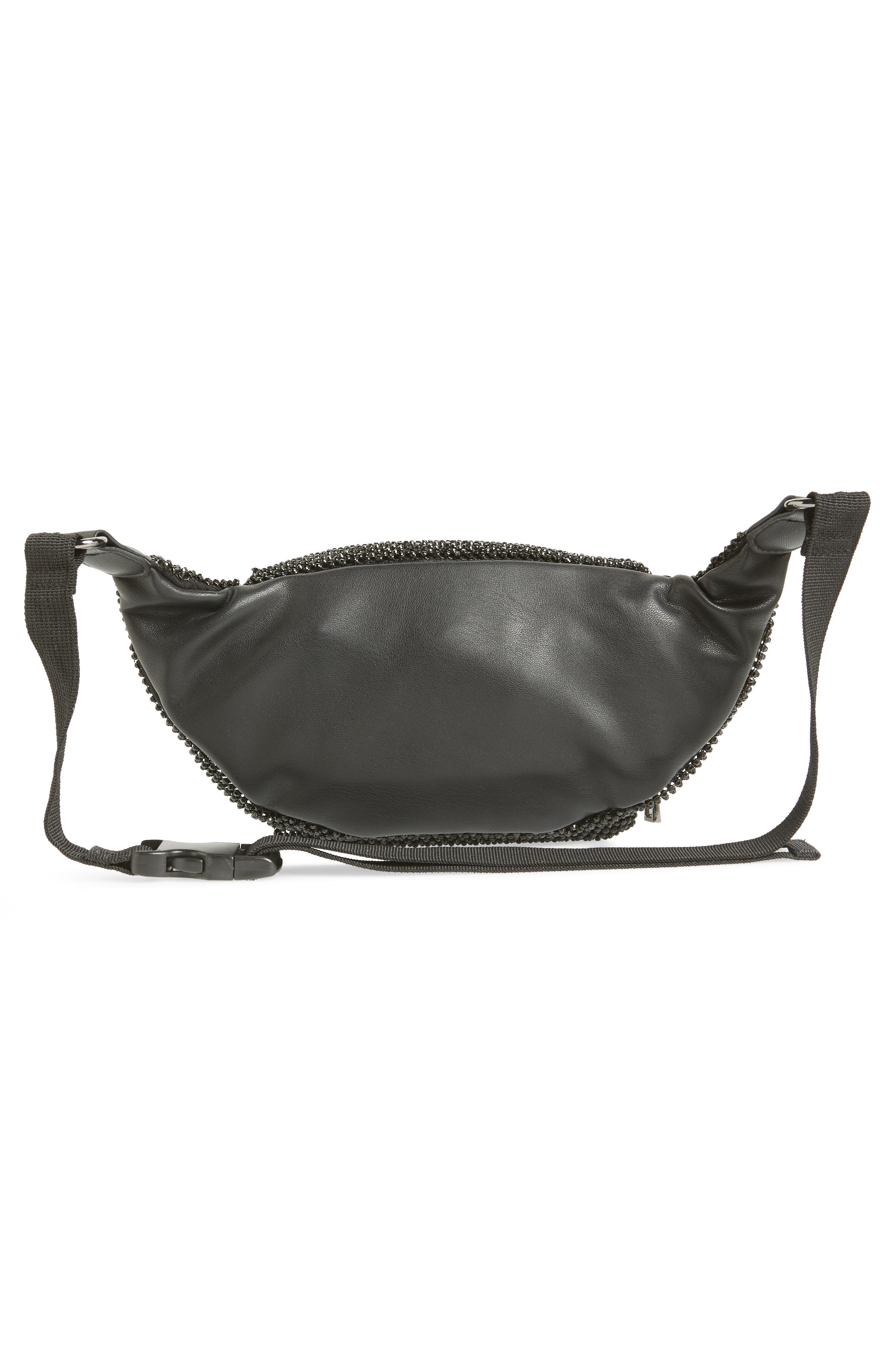 Diana Diamante Bumbag, Alternate, color, BLACK