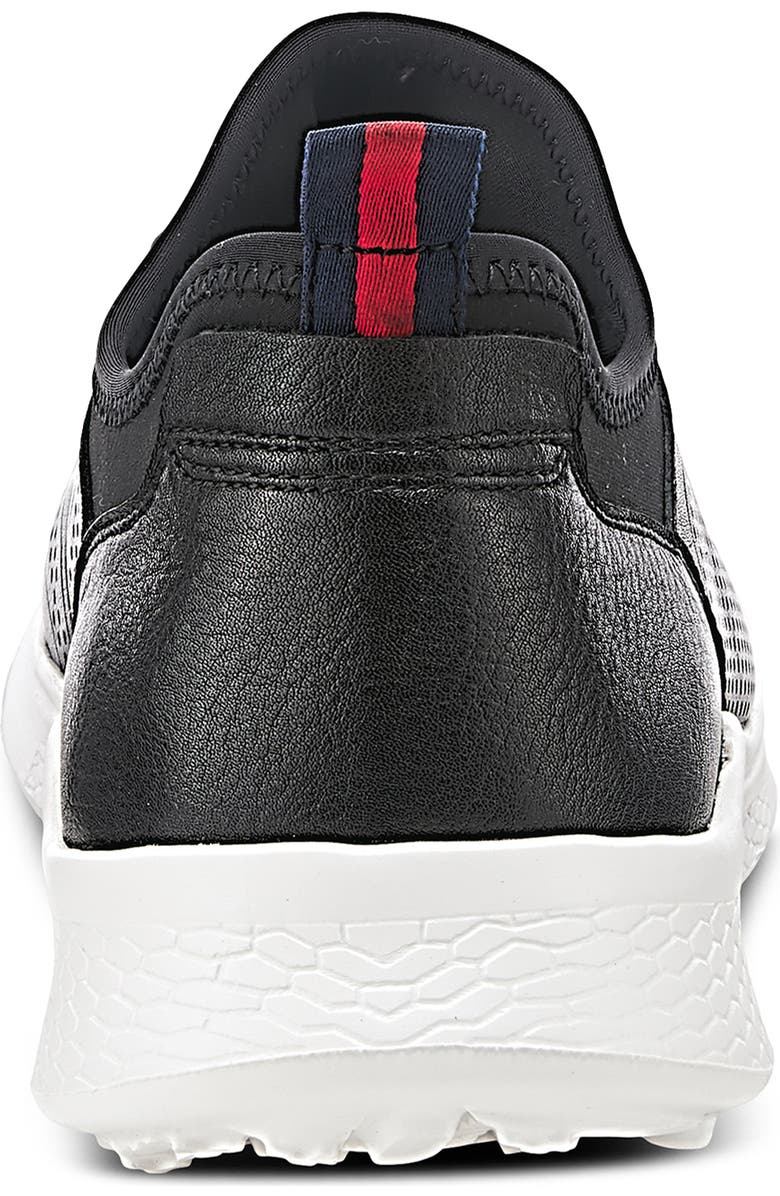 Spring Step Kris Leather Sneaker, Alternate, color, Black