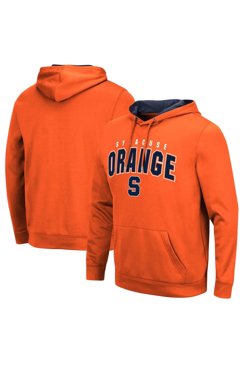 COLOSSEUM Men's Colosseum Orange Syracuse Orange Resistance Pullover Hoodie, Alternate, color, 