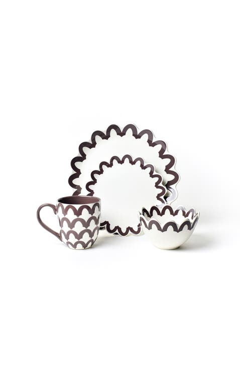 Russet Arabesque 4 Piece Place Setting