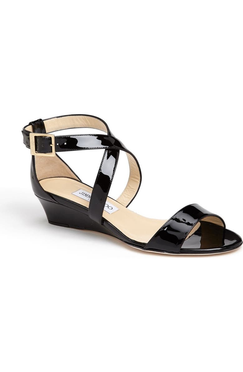 Jimmy Choo 'Chiara' Strap Wedge Sandal, Main, color,