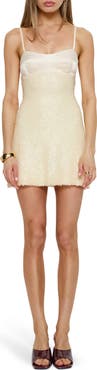 Princess Polly Alishia Satin & Sequin Corset Minidress