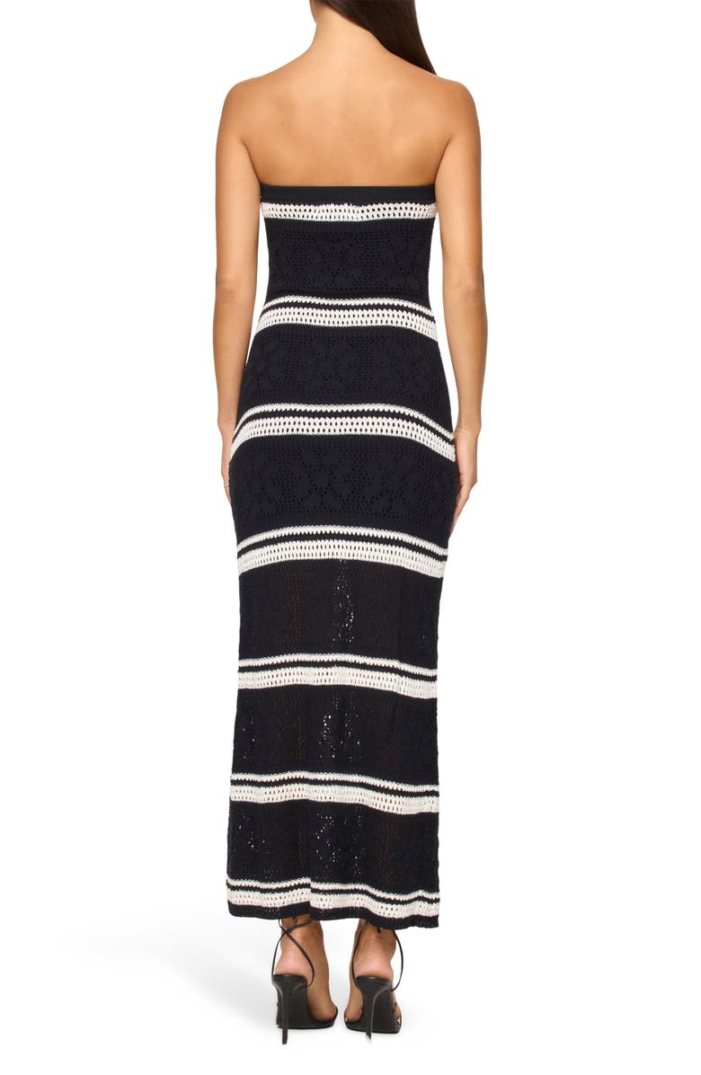 LSPACE Rosalia Strapless Knit Cover-Up Dress, Alternate, color, 