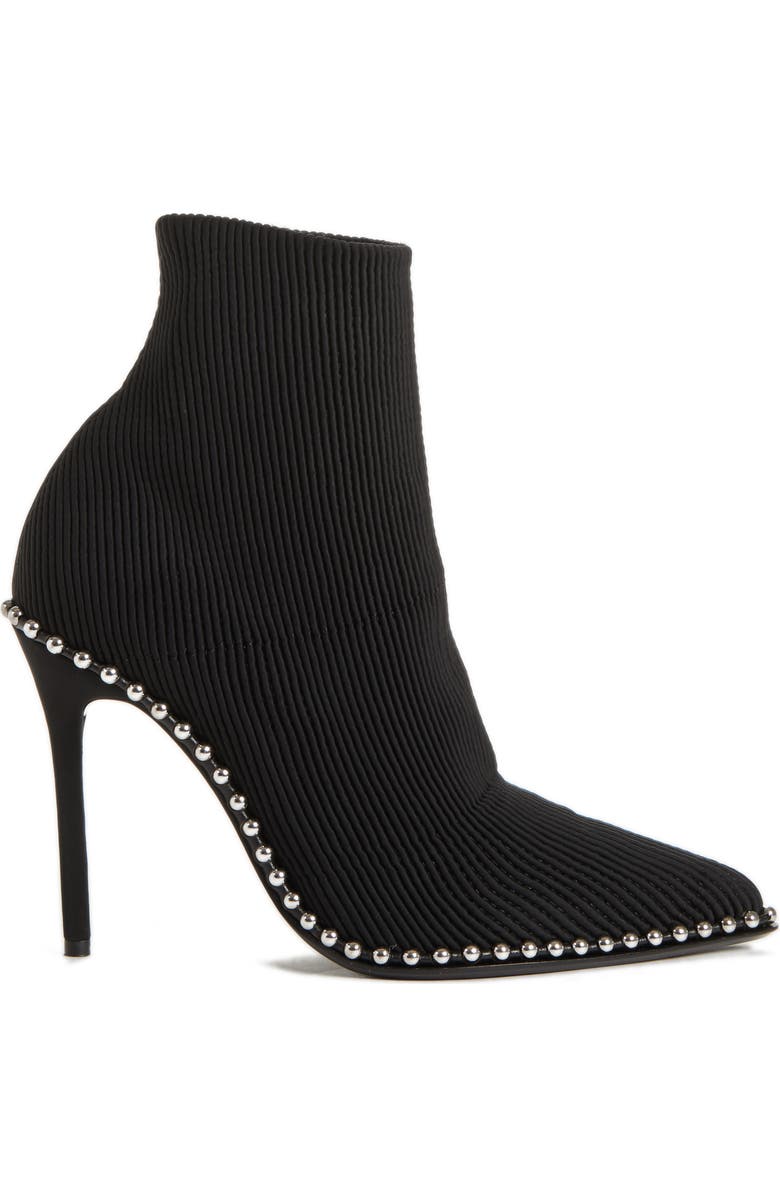 Alexander Wang Eri Studded Sock Bootie, Alternate, color,