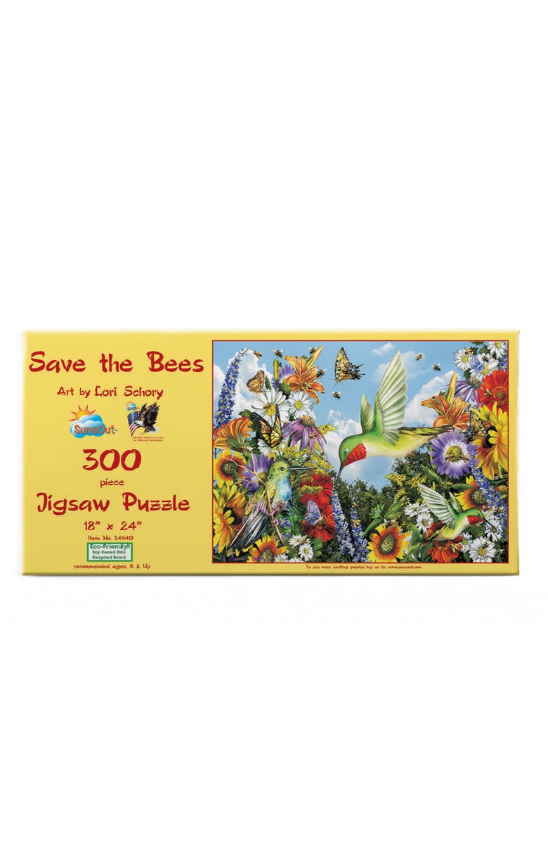 Sunsout Save the Bees 300 piece Jigsaw Puzzle for Adults, Alternate, color, Multicolor