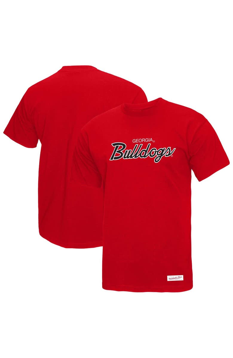 Mitchell & Ness Men's Mitchell & Ness  Red Georgia Bulldogs Elite Script T-Shirt, Alternate, color, Red
