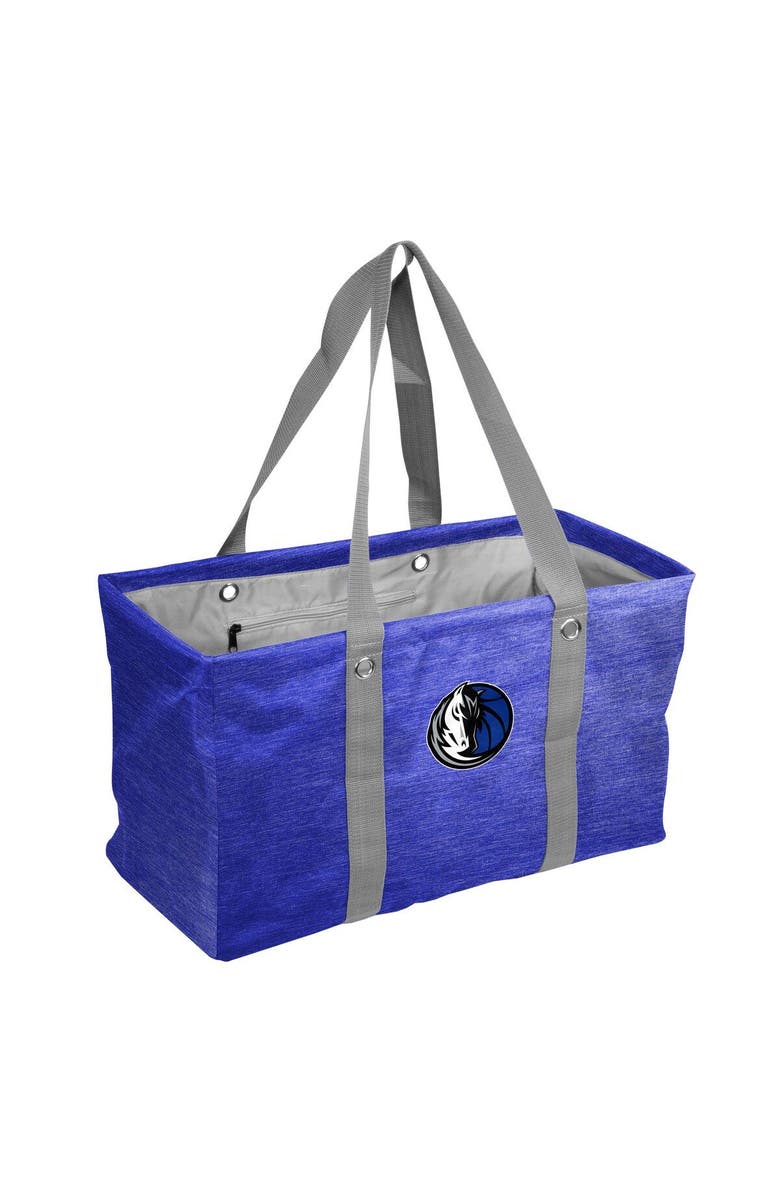 LOGO BRANDS Dallas Mavericks Crosshatch Picnic Caddy Tote Bag, Main, color, Black